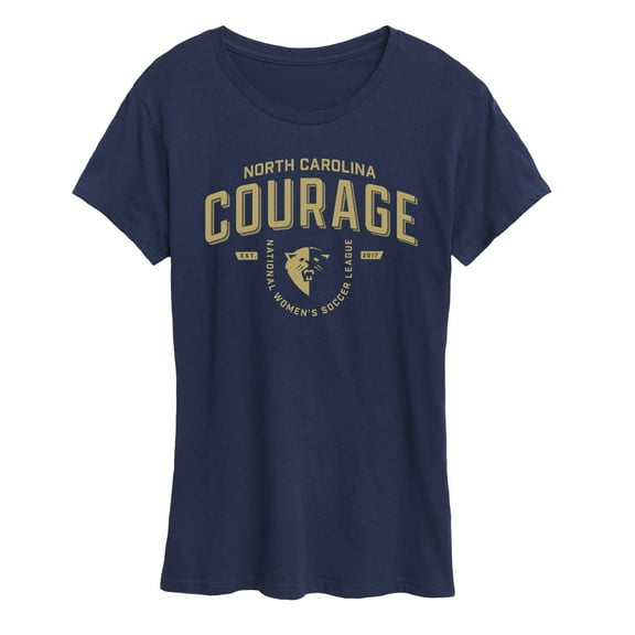 NWSL - North Carolina Courage Indsutrial - Women's Short Sleeve Graphic T-Shirt