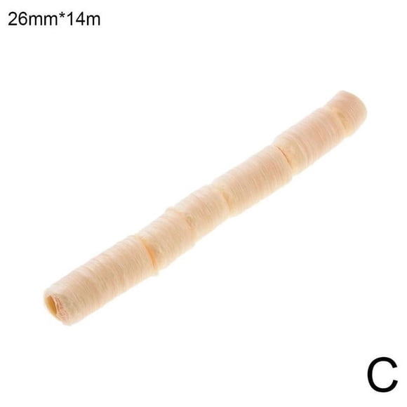 26mm x 14m Edible Soy Protein Sausage Casings - Clear Tubular Meat Wrapper Sheet for DIY Hot Dogs, Smoked Italian Salami, and Sausage Makers