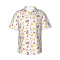 thumbnail image 1 of Fotbe Watermelon And Lemon Camisa Hawaiana para Hombre Unisex – Camisa Casual de Verano con Botones de Manga Corta de Algodón y Lino,Small, 1 of 7