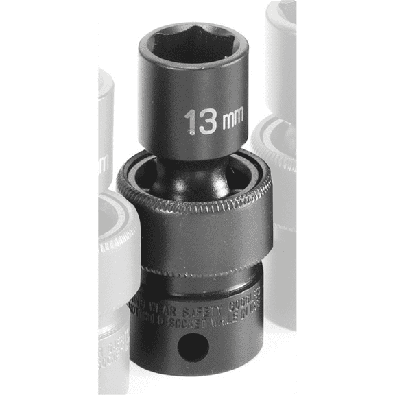 Grey Pneumatic 1013UM 3/8" Drive x 13mm Standard Universal
