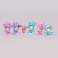 thumbnail image 2 of 12pcs Colorful Animal Bear Character Toy Plastic Miniature Toy Set Cake Toppers Car Decorations, 2 of 5