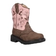 thumbnail image 2 of Roper Girls Saddle Light Round Toe Cowboy   Mid Calf Boots, 2 of 5