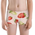 thumbnail image 5 of Yiaed Strawberries Print Boys' Boxer Briefs Cotton Casual Stretch Comfort Boys Boxers - Kids Boxer Briefs Underwear for Boys (6-18)-XX-Small, 5 of 5