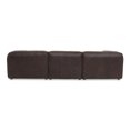 thumbnail image 4 of Moe's Home Collection Form Modular Sectional Leather Brown, 4 of 5