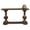 Mahogany, variant on Pemberly Row Contemporary Leather Sofa Table in Mahogany