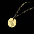 thumbnail image 1 of Fiudx Collar y Colgante Floral de Oro y Monedas para Mujer, Regalo de Joyería, 1 of 4