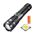 thumbnail image 1 of Eigraketly Linternas con con pantalla de alimentación 1000 lúmenes al aire libre antorcha impermeable aluminio carga USB luz Camping Escalada Tipo 2 Eigraketly OD028580-02, 1 of 6