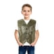 thumbnail image 5 of Gibobby Camisa&nbsp;Vaquera Chaleco sin mangas para fiesta de disfraces con y lentejuelas informales para niños y niñas(Dorado, 4-5 Años), 5 of 5