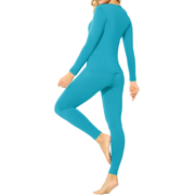 Women's Ultra-Soft Micro-Fleece Lined Thermal Base Layer Top & Legging Set, TL, 2XL