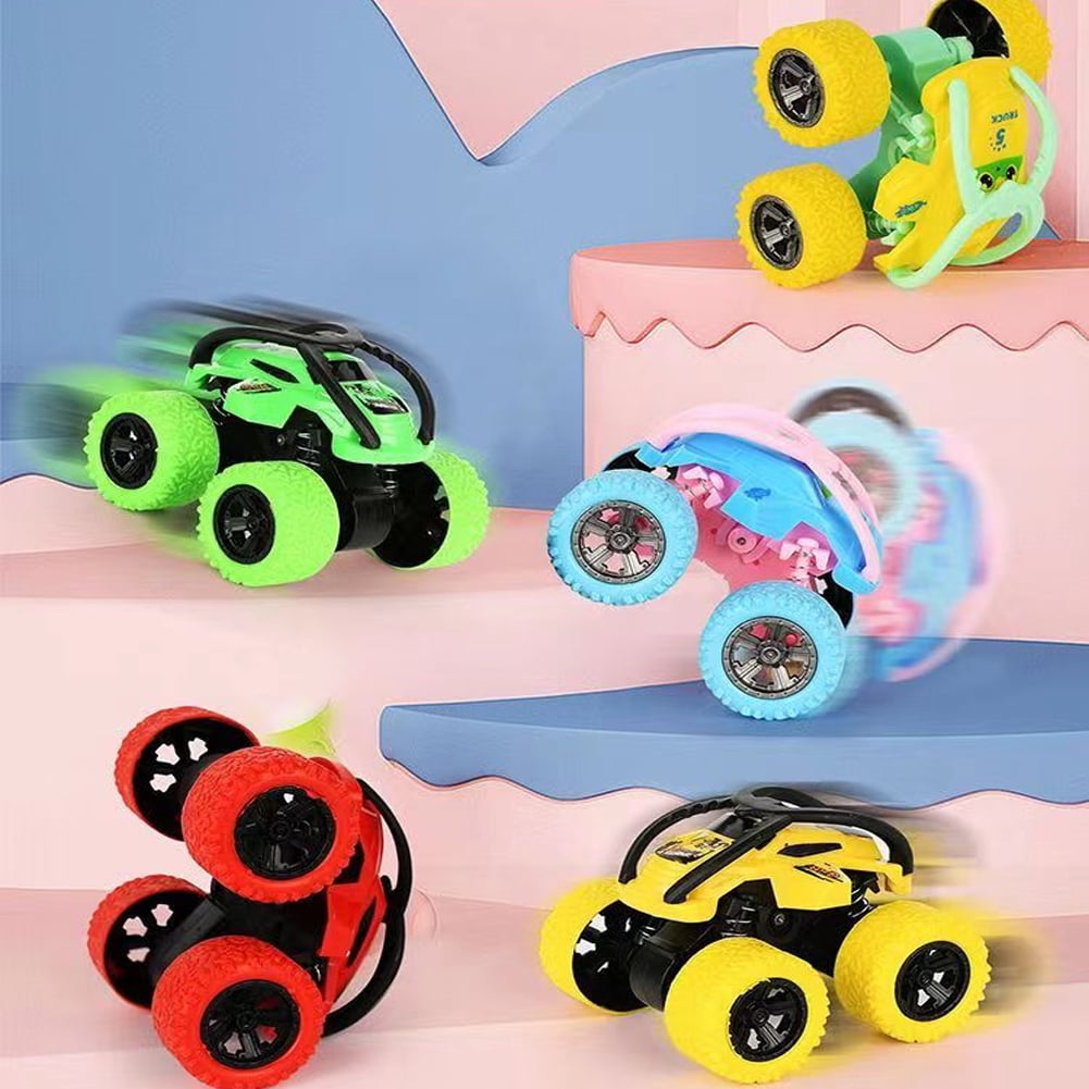 KYAIGUO Toddler off Road Car Toys 4PCS Remote Control Truck Toys Kids Learning Toys Crawler Vehicle Truck Toy for Boys