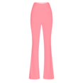 thumbnail image 5 of Gkeoshab Crz Yoga Women's Loose Fit Solid Color Yoga Pants - Soft & Stretchy Polyester Spandex Lounge Trousers Pink L, 5 of 5
