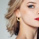 thumbnail image 5 of WILLBEST Aretes Pequeños Para Mujer Pendientes De Aro Dorados Para Mujer Lindos Pendientes De Moda Joyería Minimalista, 5 of 5