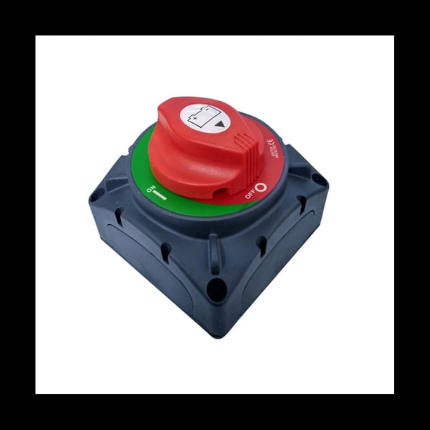 Interruptor Antifugas de Corriente de 12-48V Interruptor de DesconexióN de BateríA de ModificacióN de AutomóVil Interruptor de AlimentacióN Principal de 600A para Caravanas