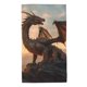 thumbnail image 1 of Fotbe Sky Sunset Bronze Dragon Toalla Premium con Patrón, Toalla de Microfibra de Secado Rápido, Ligera y Altamente Absorbente (27.5x16in), Ideal para Uso Diario, 1 of 6