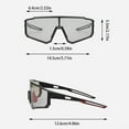 thumbnail image 2 of Lunettes de Cyclisme Coupe-Vent pour Vélo de Route Unisexes Performance Sportive Extérieure avec Monture Durable, 2 of 4