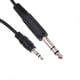 thumbnail image 2 of 6.35mm TRS Stereo Male to 3.5mm Male Plug- Aux Cable Cord for Power Amplifier, 2 of 5