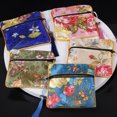 thumbnail image 4 of Bolsa con cierre de cremallera, bolsa de brocado de doble capa, bolsa para guardar joyas, bolsa para envolver pulseras con cordón, 4 of 6