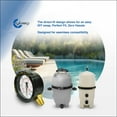 thumbnail image 3 of Pool Filter Pressure Gauge, CARBO INSTRUMENTS, Clean Filter Indicator for Swimming Pool Filter, Spa, Aquarium, 0-60 psi, 1/4" NPT Brass Lower Connection, Adjustable Ring to Suit Most Filter Types, 3 of 6
