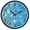 Starfish on Clear Water, variant on Dailycode Night Light Wall Clock Glow in The Dark 12 inch Battery Operated Silent Luminous Clocks, Leaves Watermelon Starfish