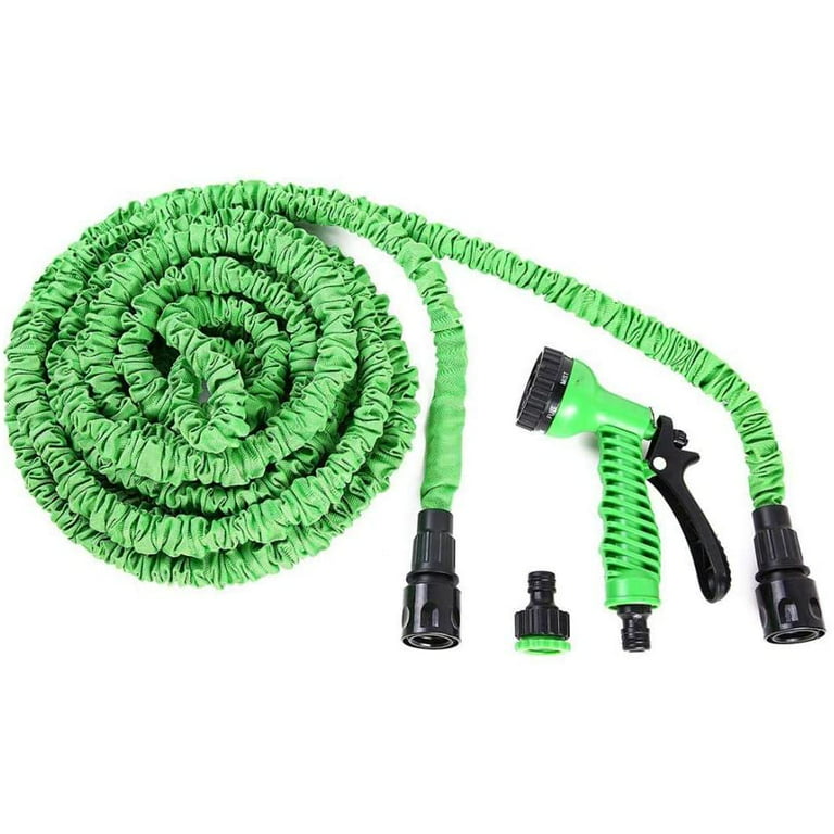 Expandable Garden Hose, 3 Times Magic Expandable Garden Hose Lightweight &  No-Kink Flexible Garden Hose with Water Spray Nozzle Good for Lawn Car Home  Cleaning(Blue,25ft/7.5m) 