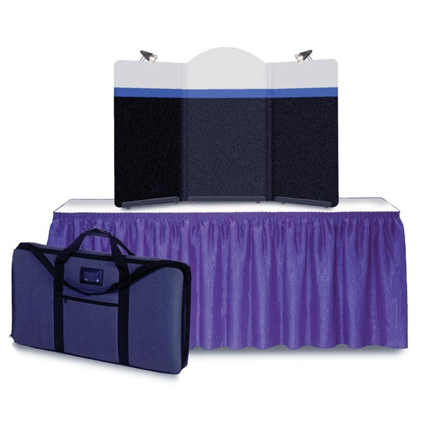 Displays2go Trade Show Hook and Loop Display Board, Double Sided