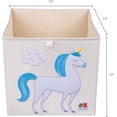 thumbnail image 6 of Wildkin 13 Inch Kids Storage Cube for Boys and Girls, Toy Organizer (Unicorn Purple), 6 of 6