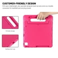 thumbnail image 2 of Dteck Handle Case For iPad Pro 12.9 inch 2020 Model, Heavy Duty EVA Foam Shockproof Rugged Kids Case Child Proof Cover With Stand For Apple iPad Pro 12.9 4th Generation, Rose, 2 of 6