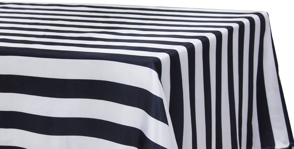 Disposable Stripe Pattern Plastic Tablecloth Table Cover ...