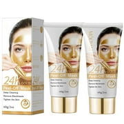 Mooyam 2 Pack Purifying Gold Peel off Mask, Face Masks Beauty Peel Off Gold Face Mask, Blackhead Remover Deep Cleanser, Gold Mud Face Mask 4oz