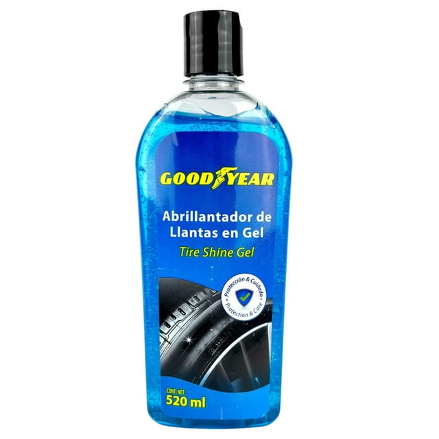 Goodyear Abrillantador de Llantas en Gel 520 ml Tire Shine Protector para Neumáticos Brillo Duradero