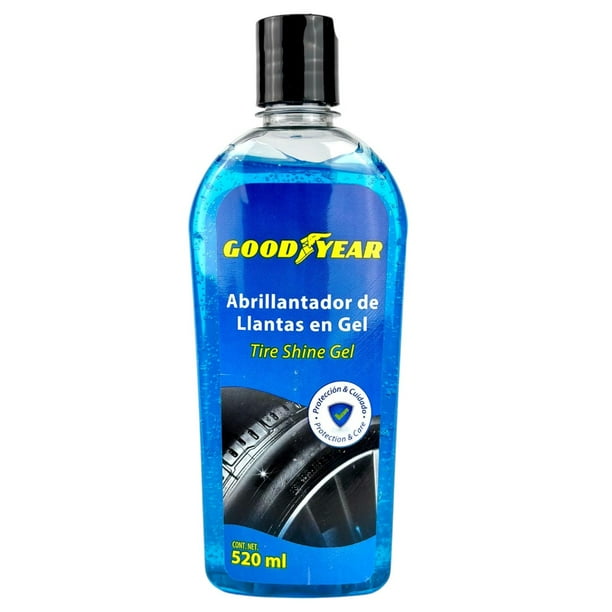 Goodyear Abrillantador de Llantas en Gel 520 ml Tire Shine Protector para Neumáticos Brillo Duradero