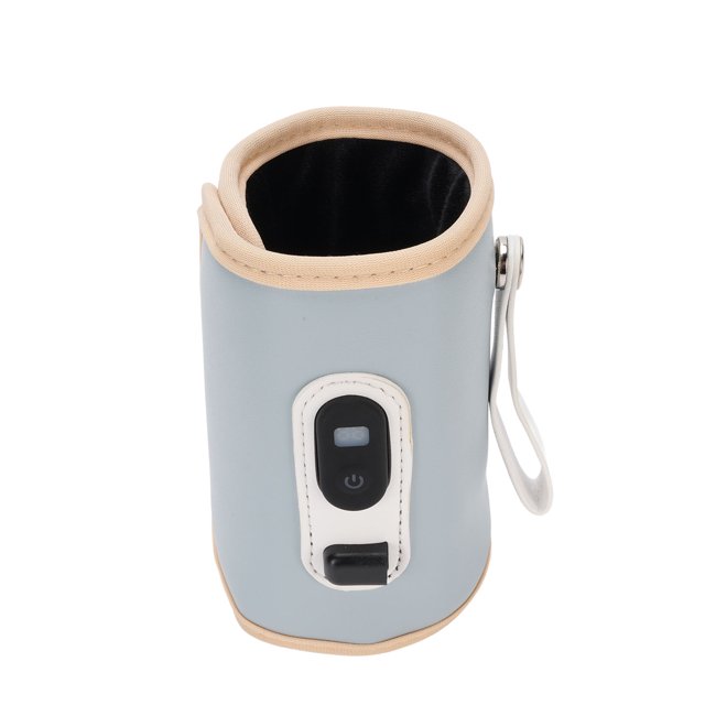 Chauffe-biberon Couverture Chauffante pour Biberon Alimentée par USB Affichage LED Couverture d'Isolation Portable pour Biberon de Voyage en Plein Air