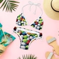 thumbnail image 6 of Tennis Detachable Sponge Adjustable Strap Bikini Set - Two-Pack Swim Wear One-Piece Swimsuits, 6 of 6