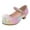 A127-Pink, variant on Hessimy Girls Dress Shoes Mary Jane Shoes for Girls, Princess Wedding Party Flower Girl School Shoes Low Heel Flats for Little/Big Kids sandals school (Pink,3)