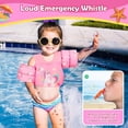 thumbnail image 4 of Chaleco de natación MoKo para niños pequeños de 6 a 14 kg con silbato de emergencia, 4 of 8