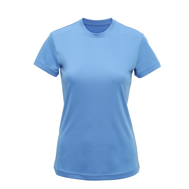 Tri Dri - Camiseta de manga corta modelo Performance para mujer (Aciano)
