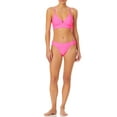 thumbnail image 3 of No Boundaries Women's Tricot Solid Tie Back Bikini Top, Sizes S-XL, 3 of 5