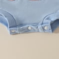 thumbnail image 6 of MIXUE Baby Girls Rompers Easter Long Sleeve Cartoon Rabbit Embroider Pullover Sweatshirt Bodysuits Streetwear,Blue,6-12 Months, 6 of 6