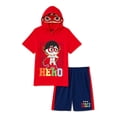 thumbnail image 3 of Ryan's World Boys Hoodie T-Shirt & Shorts, 2-Piece Outfit Set, Sizes 4-12, 3 of 3