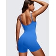 thumbnail image 3 of CRZ YOGA Butterluxe Cami Strap Rompers for Women Sleeveless One Piece Yoga Jumpsuits Bodysuit Shorts Padded, 3 of 6