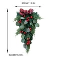 thumbnail image 3 of 2022 Christmas Wreath Decorations Upside Down Tree Flower Wreath Door Front Decoration Wreath Wall Decoration Wreath, 3 of 9