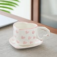 thumbnail image 2 of Heart Shaped Ceramic Mug for Valentine's Day Meaningful Coffee and Milk Drinking Cup Ideal for Daily Use and Valentine's Day Decorations, 2 of 7