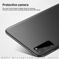 thumbnail image 4 of Funda rígida ultrafina de policarbonato esmerilado Mofi para Galaxy S20 (negra), 4 of 5