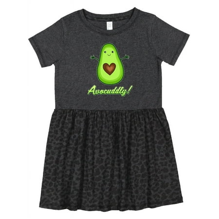

Inktastic Avocuddly! Cute Avocado Girls Toddler Dress