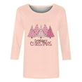 thumbnail image 4 of Qertyioot Christmas Chandail en Molleton Décontracté pour Femmes, Manches Longues Col Rond Imprimé Ample, 4 of 5