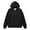 C330 Black, variant on CONZONE Womens Leopard Hoodies Long Sleeve Zip Up Hooded Sweatshirts for Women Drawstring Fall Winter Pullover Tops