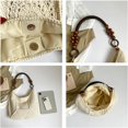 thumbnail image 4 of JKCCZLL Bohemia Summer Crochet Beach Bag Women Underarm Shoulder Bags Cute Crossbody Purse Travel Top-handle Tote Hobo Handbag,Red,outdoor, 4 of 7