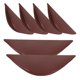 thumbnail image 1 of unbranded 6Ud Adhesivos Semicirculares Para Cajones Y Armarios Marrón Con Resistencia Y Estilo, 1 of 8