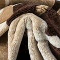 thumbnail image 3 of Echo Shapes Circles Ivory Beige Brown Modern 6x9 7x9 ( 6'7" x 9'3" ) Geometric Hand Carved Area Rug Easy to Clean Stain Fade Resistant Abstract Contemporary Thick Soft Plush Living Dining Room Rug, 3 of 7