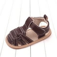 thumbnail image 5 of Gunia Baby Boy Sandals 6-12 Months,Summer Children Toddler Shoes Flat Bottom Lightweight Hollow Upper Hook Loop Comfortable Baby Girl Sandals, 5 of 7